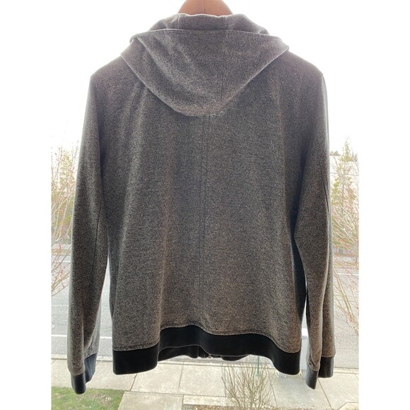 The Narrows Womens S Hoodie Jacket Gray Black Full Zip Sweater - Picture 4 of 11